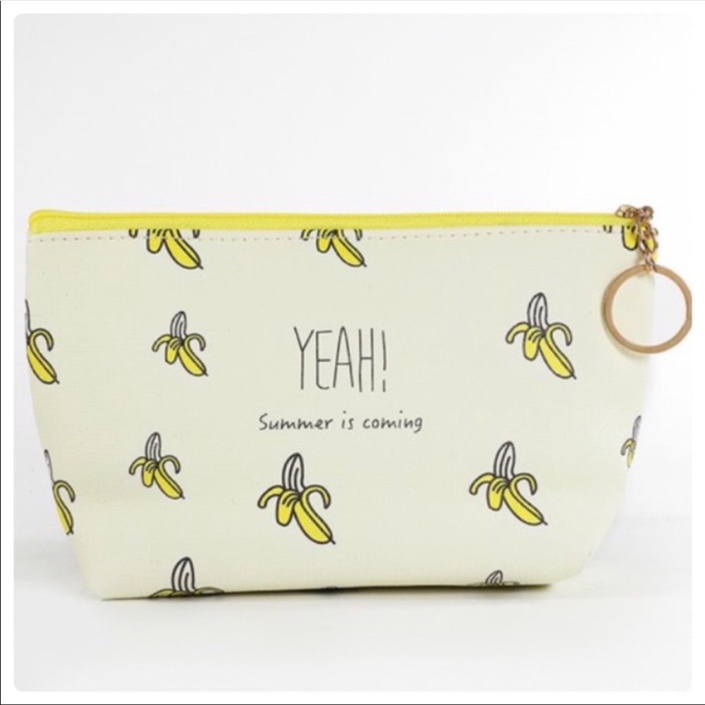 NWT Cosmetics Bag with Keyring